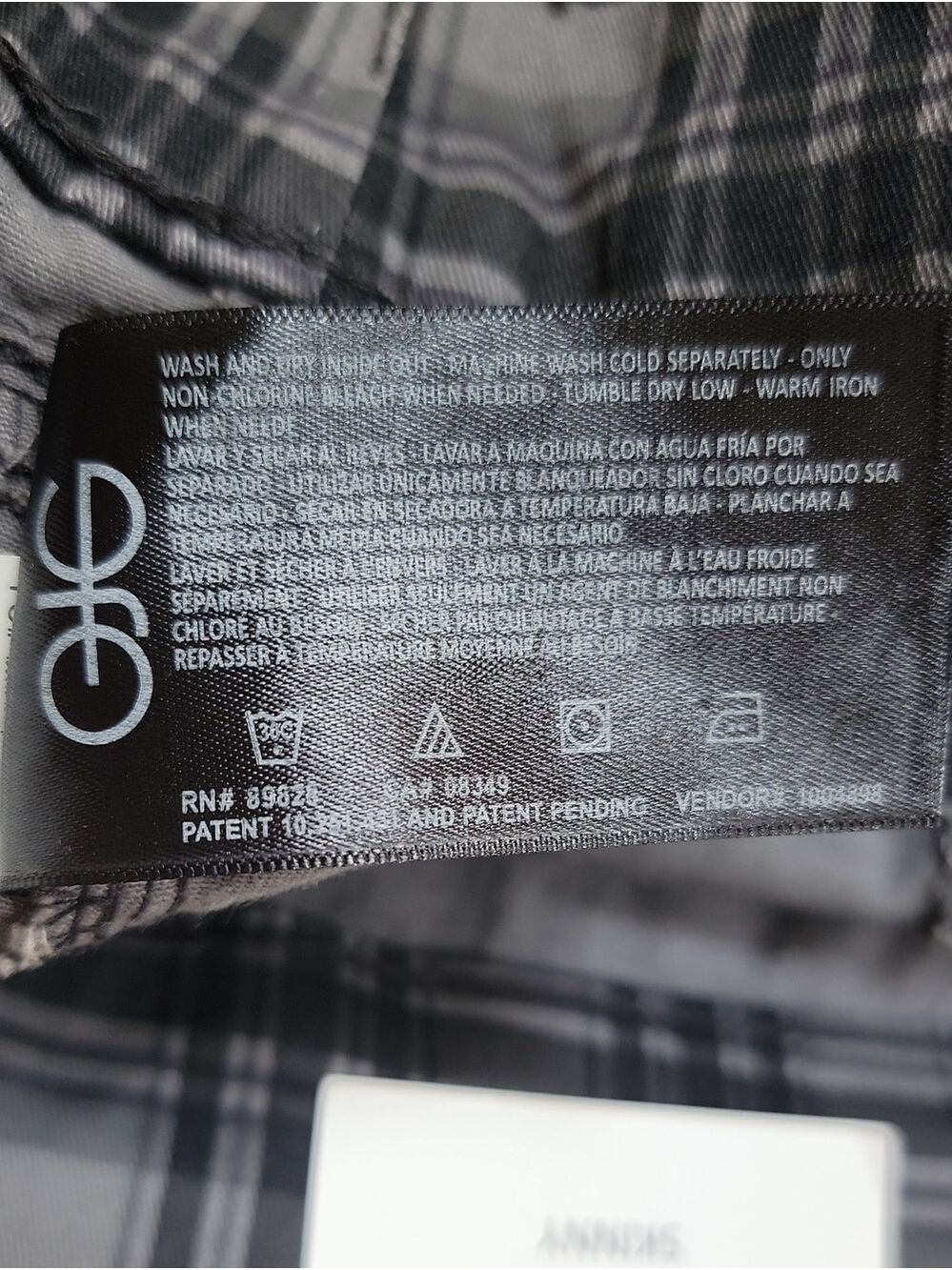 Nine West Heidi Black & Gray Plaid Pull-On Skinny Pants Size 12 NWT - Picture 12 of 15